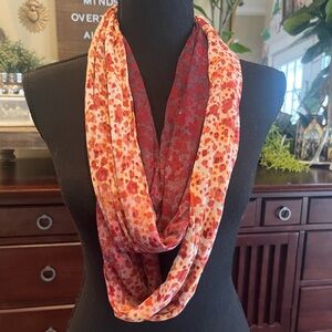 Coldwater Creek Multicolor Floral Infinity Scarf